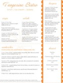 Retro Cafe Menu