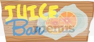 Juice Bar with Orange