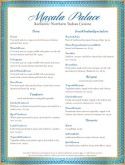 Tandoori Indian Menu