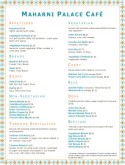 Vegetarian Indian Menu