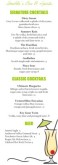 Drink Menu
