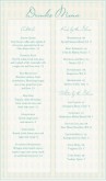 Elegant Bar Menu Long