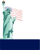 Lady Liberty with Flag