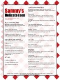 Hometown Deli Menu