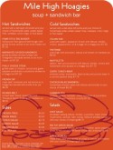 Hoagie Deli Menu