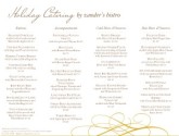 Party Catering Menu