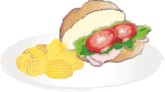 Turkey Sandwich Clipart