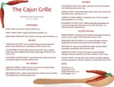 Cajun Grill Menu