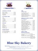 City Bakery Menu