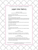 Corner Bakery Menu