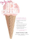 Ice Cream Month Flyer