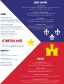 Cajun Flag Menu