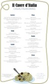 Italian Menu Long