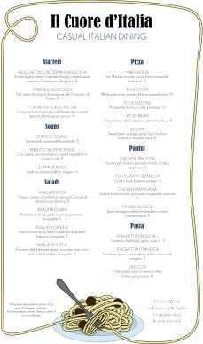 Customize Italian Menu Long