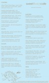 Honey Bee Cafe Menu