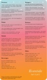 Summer Cafe Menu Long