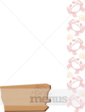 Crab Shrimp Sign