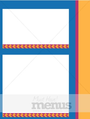 Primary Colored Stacked Layout