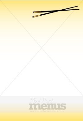 Floating Chopsticks A4 Page Size