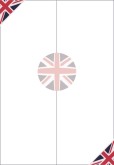 British Flag Emblems A4 Page Size