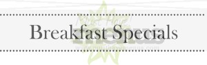 Menu Header Breakfast Specials