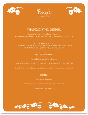 thanksgiving menu template thanksgiving menus