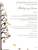 Traditional Thanksgiving Menu