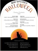 Halloween Menu
