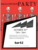 Skeleton Halloween Menu