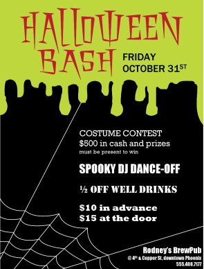 Customize Halloween Party Flyer