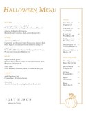 Pumpkin Menu