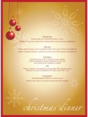 Christmas Party Menu