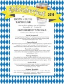 Oktoberfest Menu
