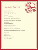 Christmas Buffet Menu