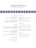 Xmas Menu
