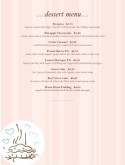 Dessert Gourmet Menu