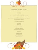 Cater Thanksgiving Menu