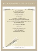 Homestyle Thanksgiving Menu