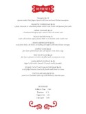 Ice Cream Dessert Menu