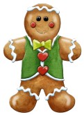 Gingerbread Man Clipart