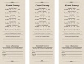 Restaurant Response Card