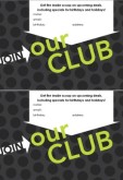 Restaurant Club Card