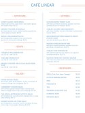 Cafe Restaurant Menu
