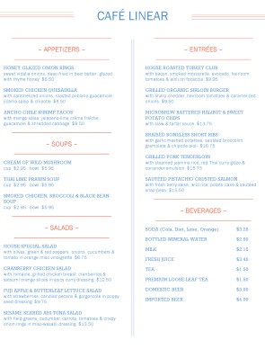 Customize Cafe Restaurant Menu