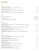 Italian Cafe Menu
