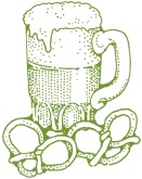 Beer and Pretzels Clipart