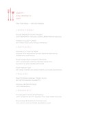 Valentines Menu