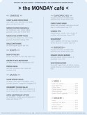 Cafe Food Menu