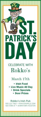 Customize St Pattys Day Flyer