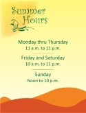 Open Hours Flyer